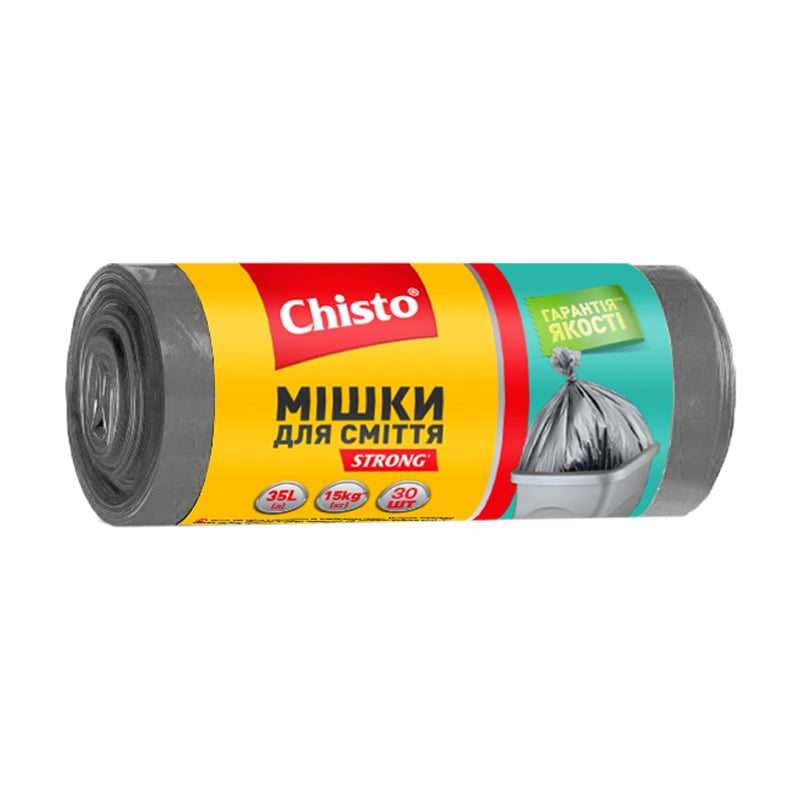Мішки для сміття Chisto Strong 35 л, 30 шт